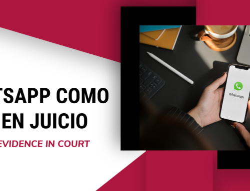 El WhatsApp como prueba en juicio