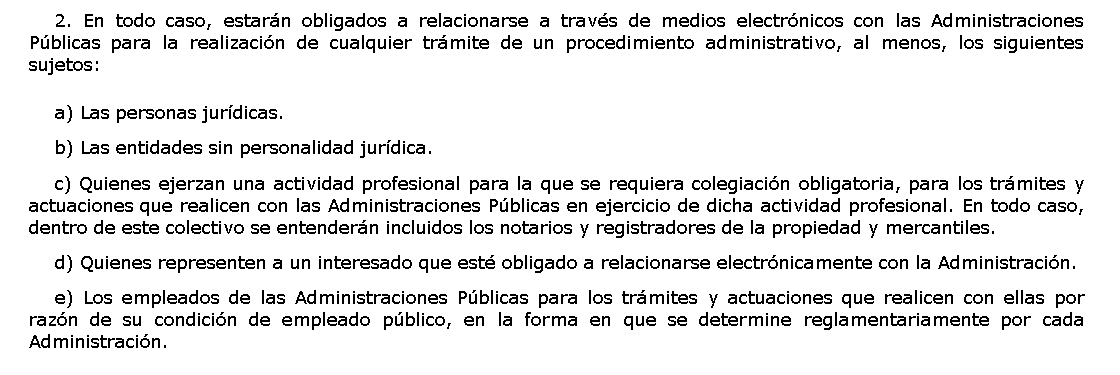 art-14-sujetosobligadosarelacionarseelectronicamenteconlaadministarción